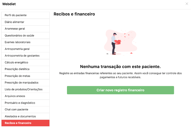 Pré-consulta. (WebDiet 3.0) – Central de ajuda WebDiet